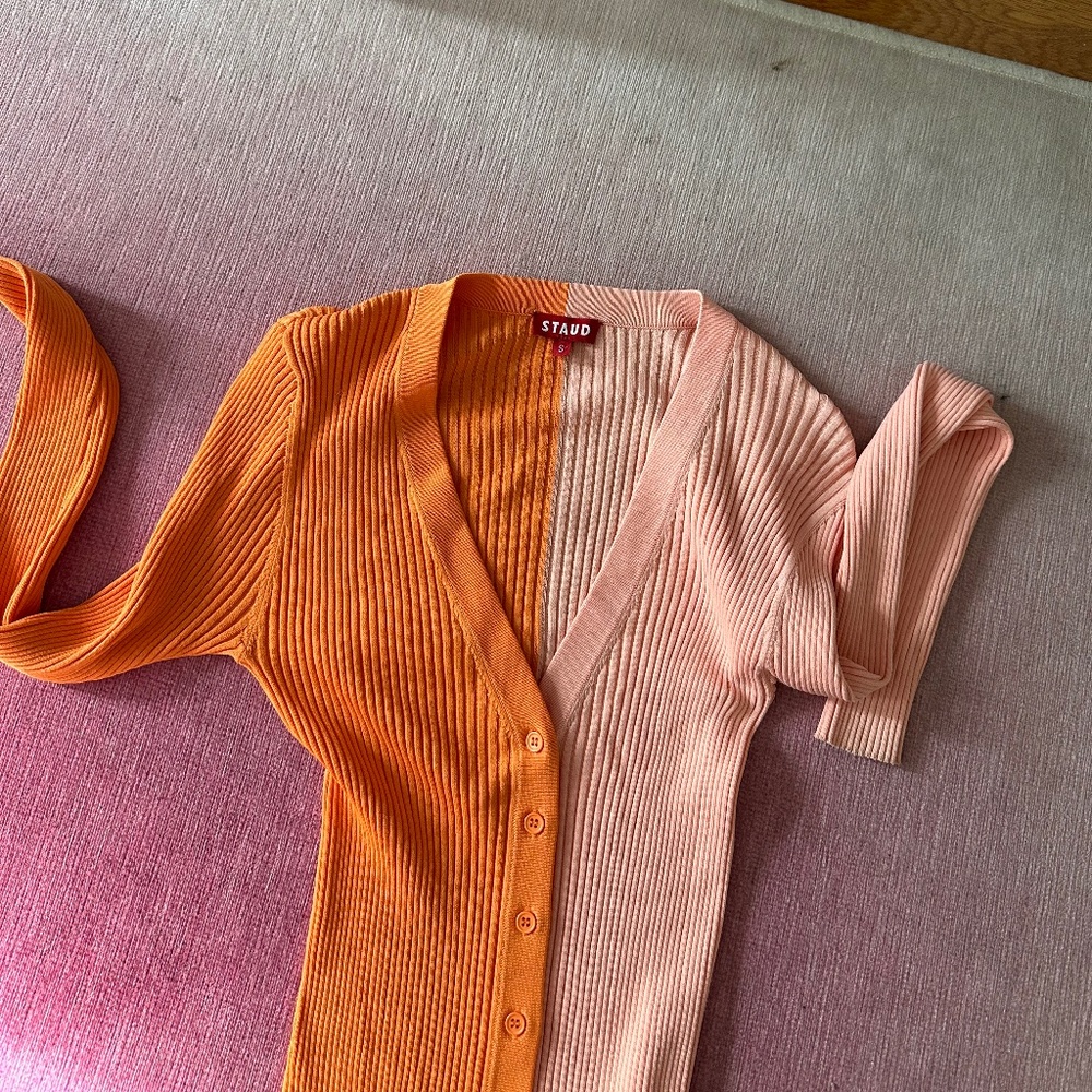 Staud Color Block Dress